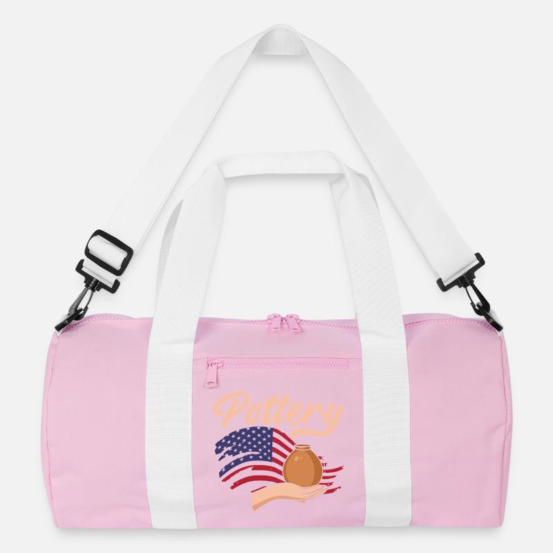 Ceramic Crafts American Style Recycled Duffel Bag