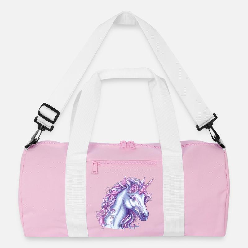 Enchanted Unicorn Magical Expression Recycled Duffel Bag