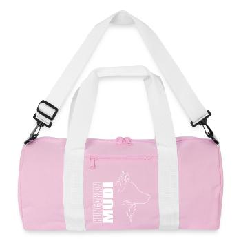 Hongrois Mudi Profil Chien Chien Wilsigns - Sac de sport recyclé - rose/blanc - Devant