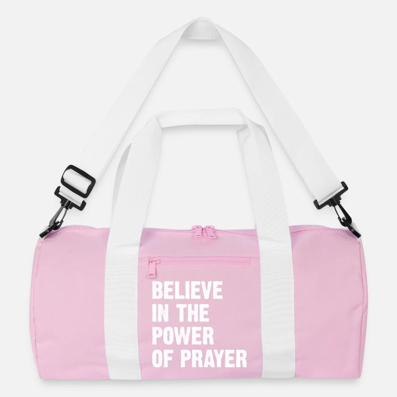 Glaube an die Kraft des Gebets Recycelte Duffel Bag