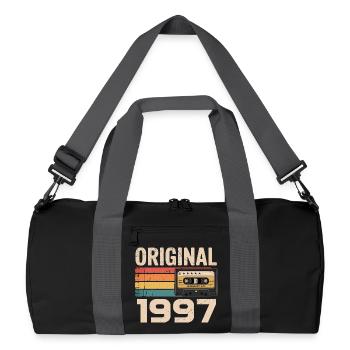 Originales 1997er Retro-Jubiläum 1997 - Recycelte Duffel Bag - Schwarz/Graphitgrau - Vorne