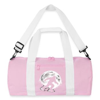 Bigfoot Roller Skater - Recycelte Duffel Bag - Rosa/Weiß - Vorne