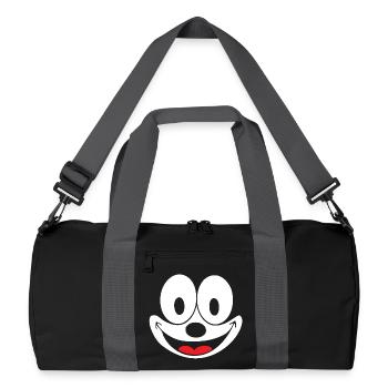 Felix The Cat Costume Design - Recycled Duffel Bag - black/graphite grey - Front