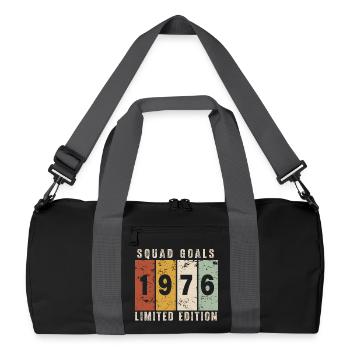 Anniversary 1976 - 50 years - Recycled Duffel Bag - black/graphite grey - Front