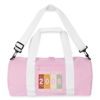 Anniversary 2006 - 20 years - Recycled Duffel Bag - pink/white - Front