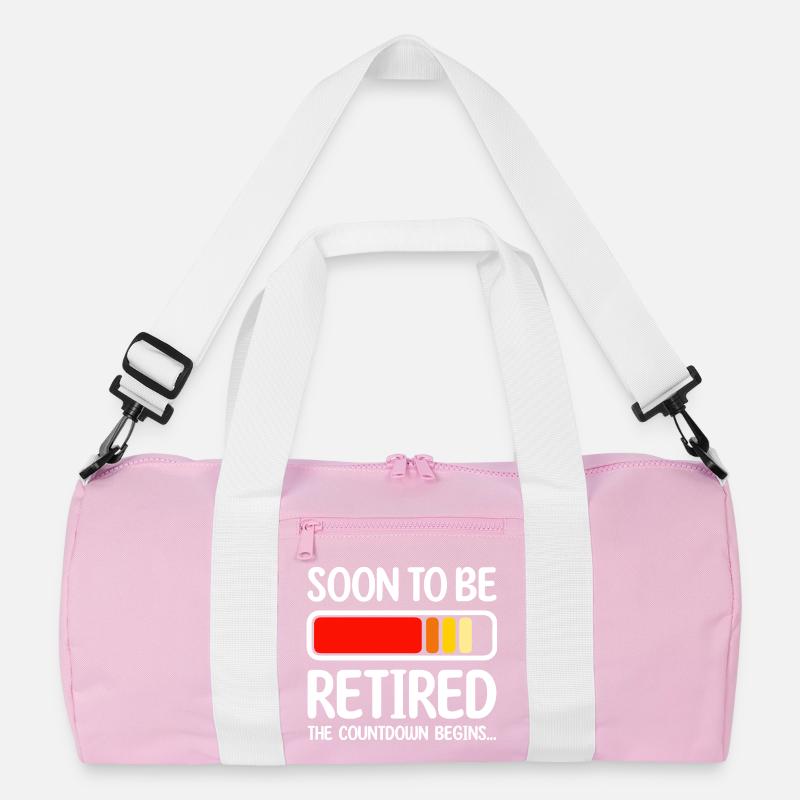 Bald im Ruhestand Der Countdown beginnt Recycelte Duffel Bag