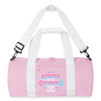 Gardien du Secret – Gender Reveal Party Fille ou G - Sac de sport recyclé - rose/blanc - Devant