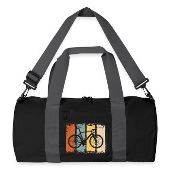 Bicycle - Recycled Duffel Bag - black/graphite grey - Front