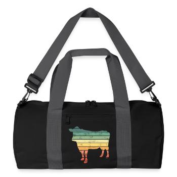 Cow Cows - Recycled Duffel Bag - black/graphite grey - Front