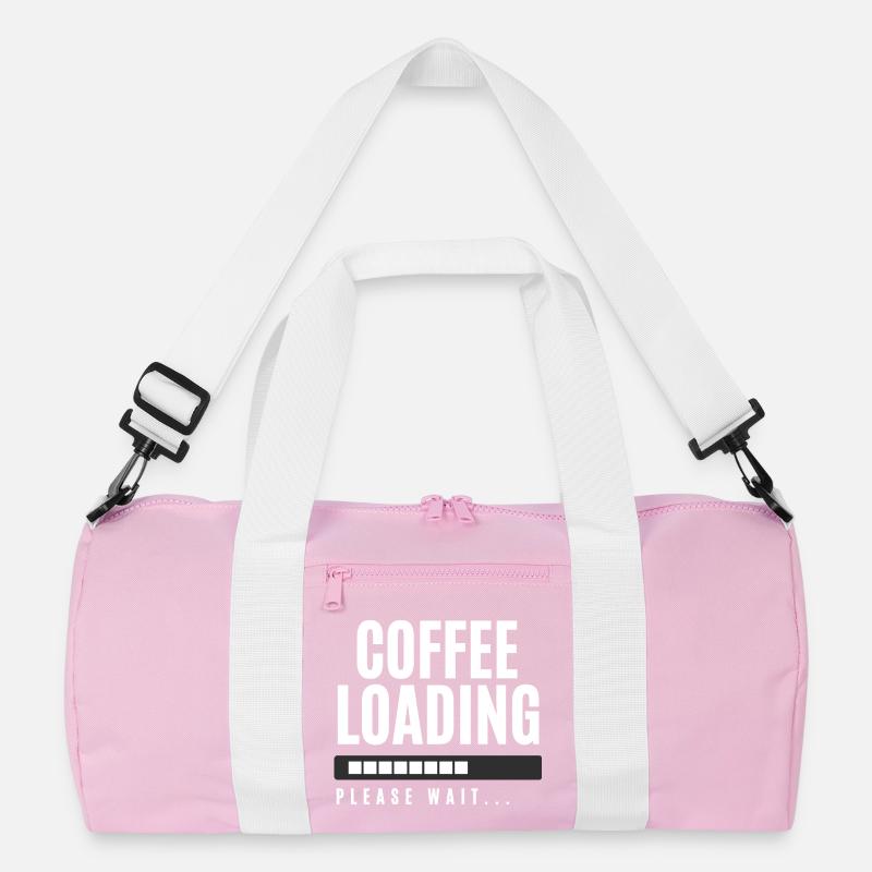 Kaffee wird geladen Bitte warten Recycelte Duffel Bag