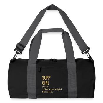 Surf - Recycled Duffel Bag - black/graphite grey - Front