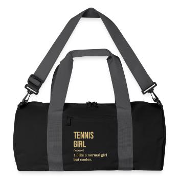 tennis - Sac de sport recyclé - noir/gris graphite - Devant
