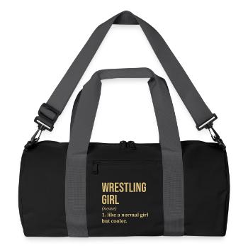 Ringen - Recycelte Duffel Bag - Schwarz/Graphitgrau - Vorne