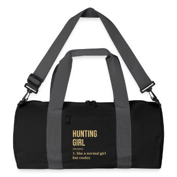 Hunting - Recycled Duffel Bag - black/graphite grey - Front
