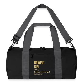 Rowing - Recycled Duffel Bag - black/graphite grey - Front