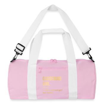 Gardening - Recycled Duffel Bag - pink/white - Front