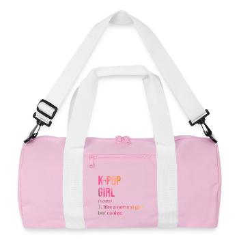 K Pop - Recycled Duffel Bag - pink/white - Front