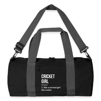 Cricket - Recycled Duffel Bag - black/graphite grey - Front