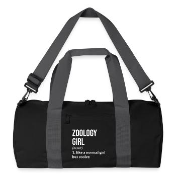 zoologie - Sac de sport recyclé - noir/gris graphite - Devant