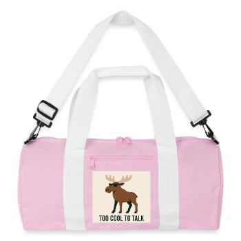 Orignal cool avec lunettes de soleil et texte - Sac de sport recyclé - rose/blanc - Devant