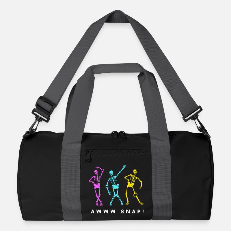 Armbruch Halloween Skelett Knochen Knochenbruch Recycelte Duffel Bag