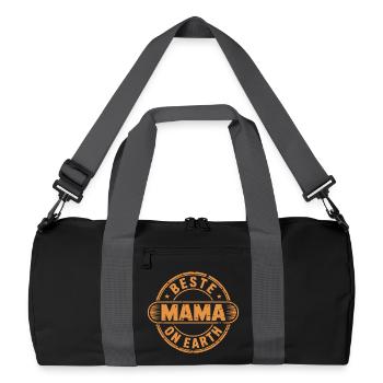 Best Mom Mother's Day - Recycled Duffel Bag - black/graphite grey - Front