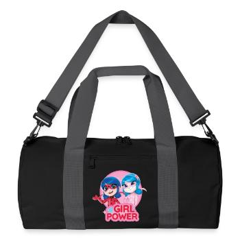 Talking Tom & Friends X Miraculous Girlpower - Sac de sport recyclé - noir/gris graphite - Devant