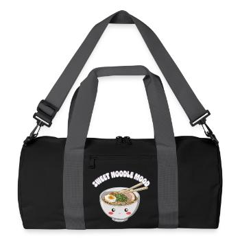 ramen - Recycled Duffel Bag - black/graphite grey - Front