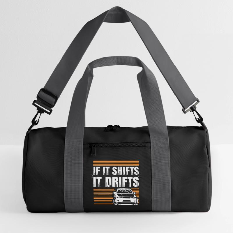 Si ça bouge, ça dérape, devis de dérapage de voiture, devis de conception Sac de sport recyclé