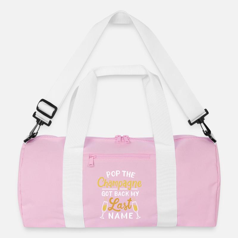 Pop The Cocktail Got Back My Last Name Design Recycelte Duffel Bag