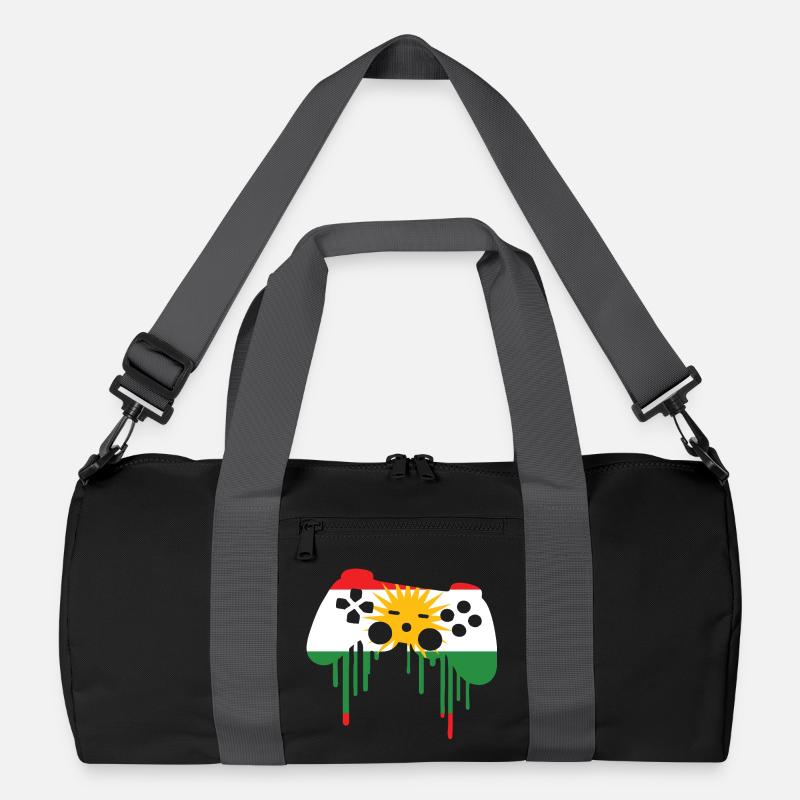 Kurdish gaming flag Recycled Duffel Bag