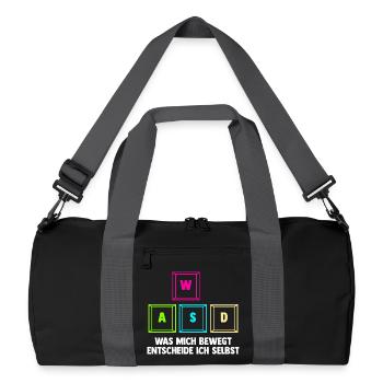 Jeu vidéo Gamer Gaming - Sac de sport recyclé - noir/gris graphite - Devant