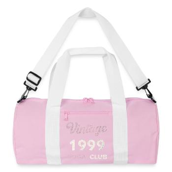 Vintage 1999 Yoga Club Retro Année de naissance vintage - Sac de sport recyclé - rose/blanc - Devant