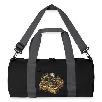 Model Railway Railway - Recycled Duffel Bag - black/graphite grey - Front