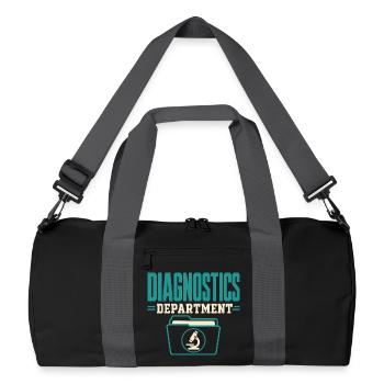 Pathology Laboratory Week, Diagnostics, - Recycled Duffel Bag - black/graphite grey - Front