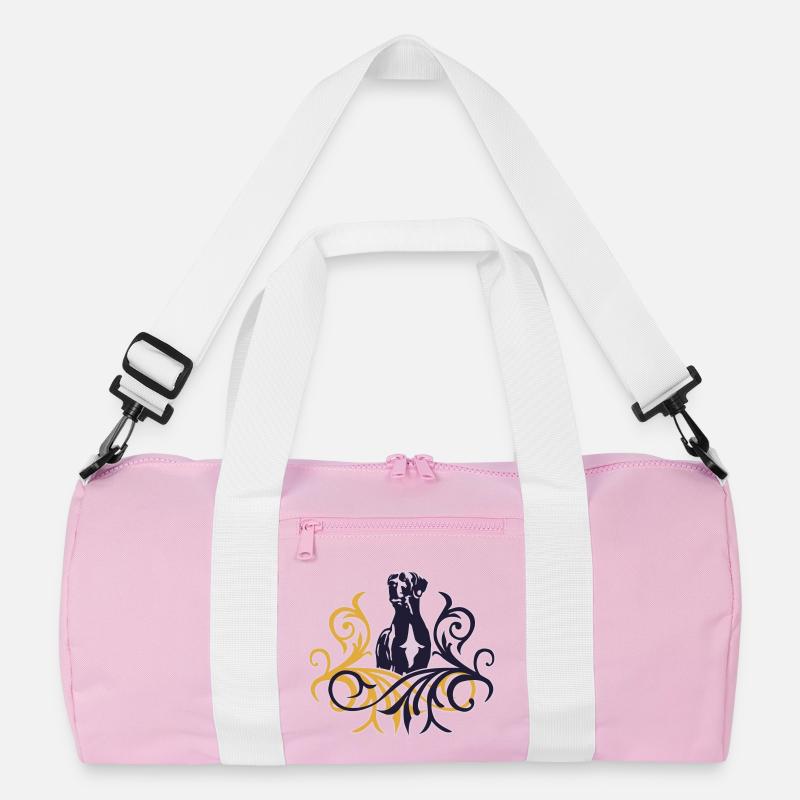 bulldog deco 3 colors Recycled Duffel Bag