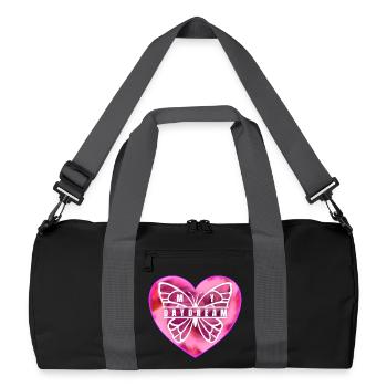 My dream from day to day - Recycled Duffel Bag - black/graphite grey - Front