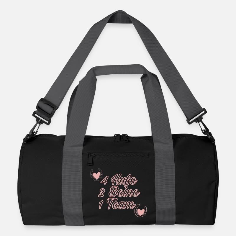 4 Hufe 2 Beine 1 Team Recycelte Duffel Bag