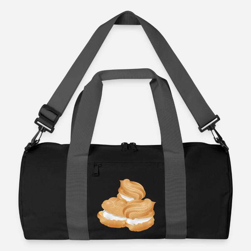 Illustration von drei gefüllten Windbeutel Recycelte Duffel Bag