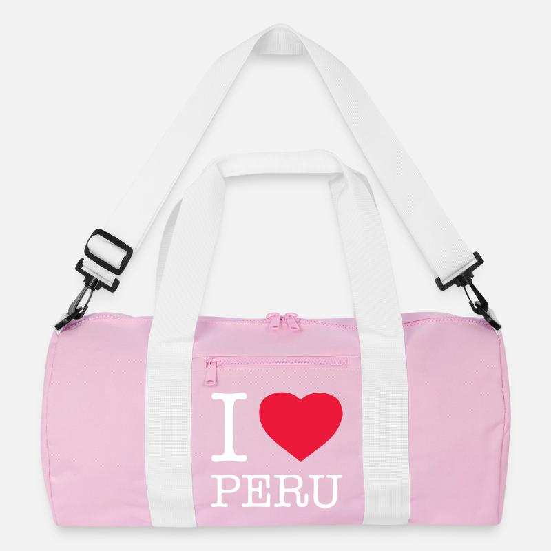I LOVE PERU Recycelte Duffel Bag