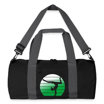 Gymnaste Gymnastique Club de gymnastique Gymnastique Gymnastique - Sac de sport recyclé - noir/gris graphite - Devant