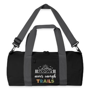 Trail Running - Never Enough Trails - Recycled Duffel Bag - black/graphite grey - Front