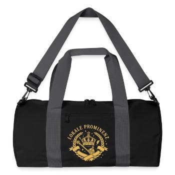 Local celebrities - Recycled Duffel Bag - black/graphite grey - Front
