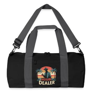 Musubi Dealer - Recycled Duffel Bag - black/graphite grey - Front