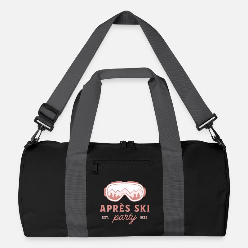 Apres Skiparty, Ski-Mädchen-Abend, pinke Ästhetik Recycelte Duffel Bag