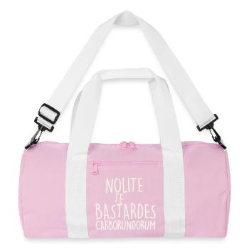 Nolite Te Bastardes Carborundorum - Sac de sport recyclé - rose/blanc - Devant