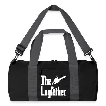 Lumberjack Icon Parody - Recycled Duffel Bag - black/graphite grey - Front
