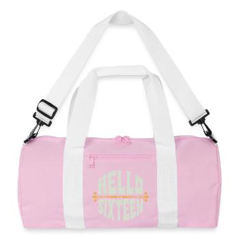 Bonjour Sixteen 16 Years Retro - Sac de sport recyclé - rose/blanc - Devant