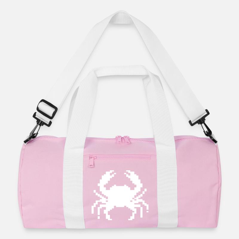 Pixelkrabben-Design Recycelte Duffel Bag