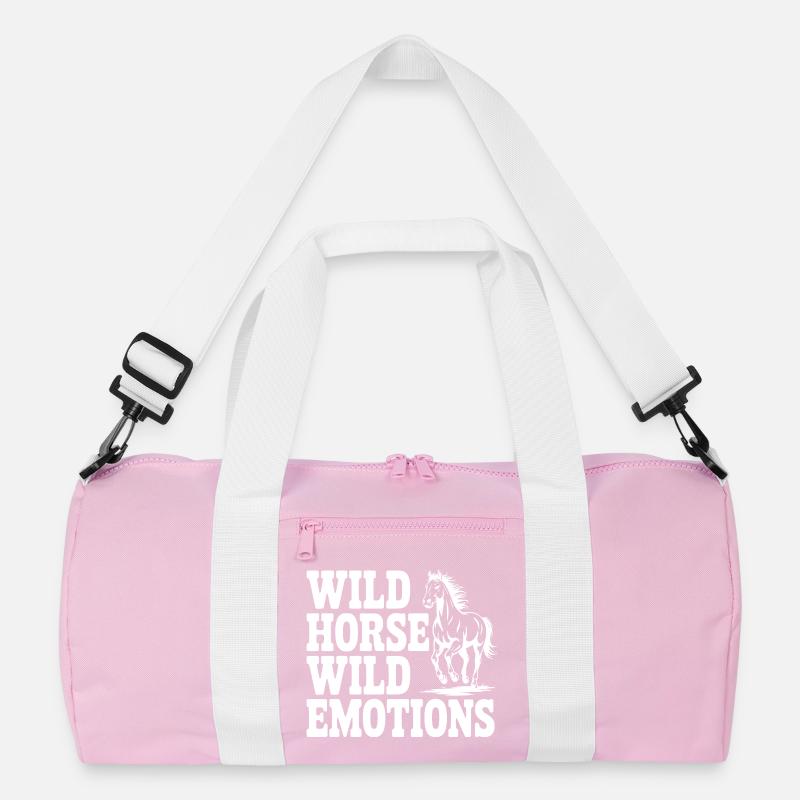 Wildpferd, wilde Gefühle Recycelte Duffel Bag